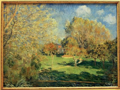 Der Garten Hoschede von Alfred Sisley